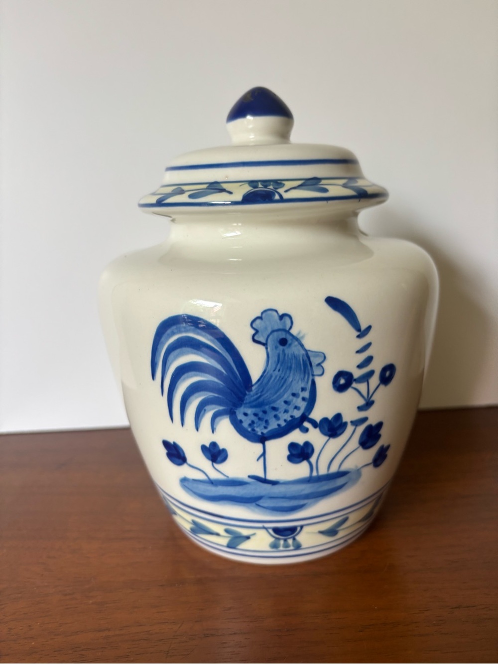 Vintage Boston Warehouse 2001 Rooster Utensil Holder or Planter/Vase